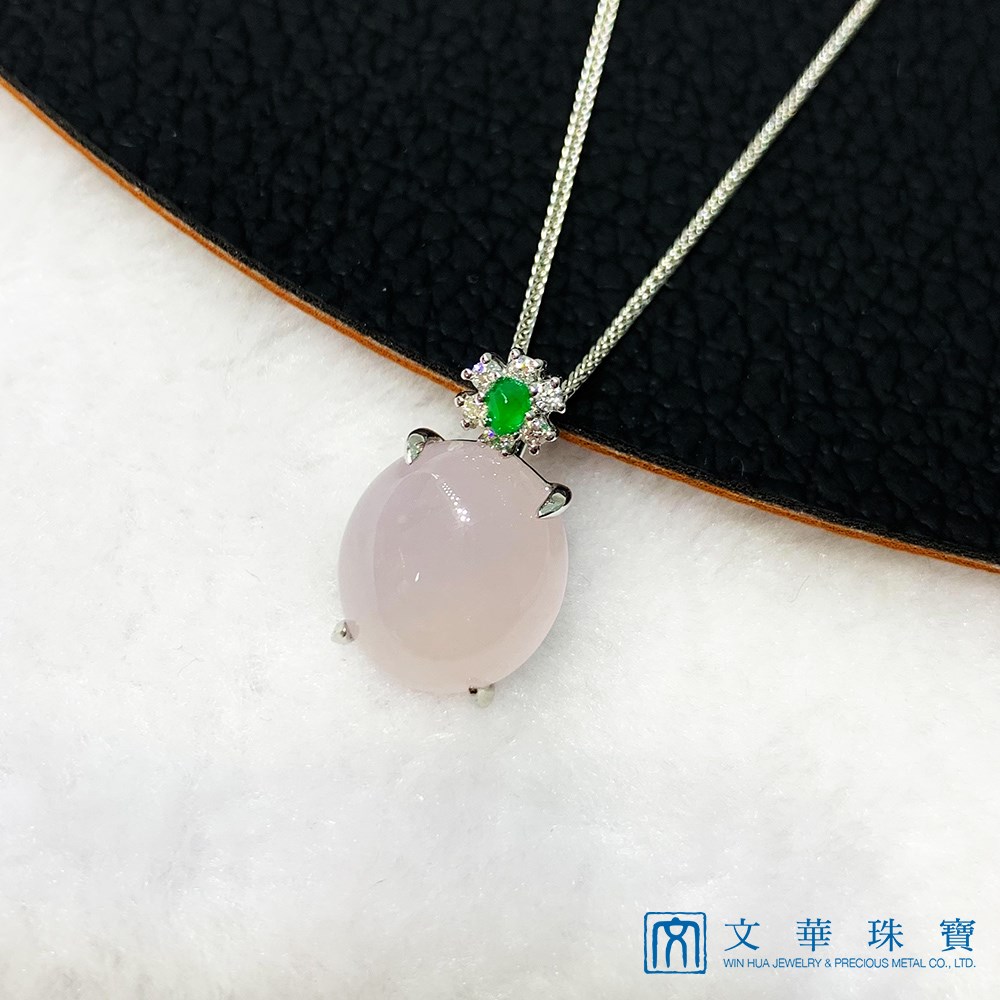 冰粉紫蛋面墜 