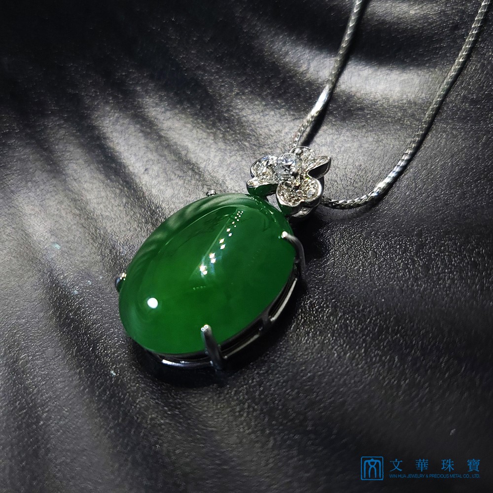 冰種滿綠蛋面墜(已售出)