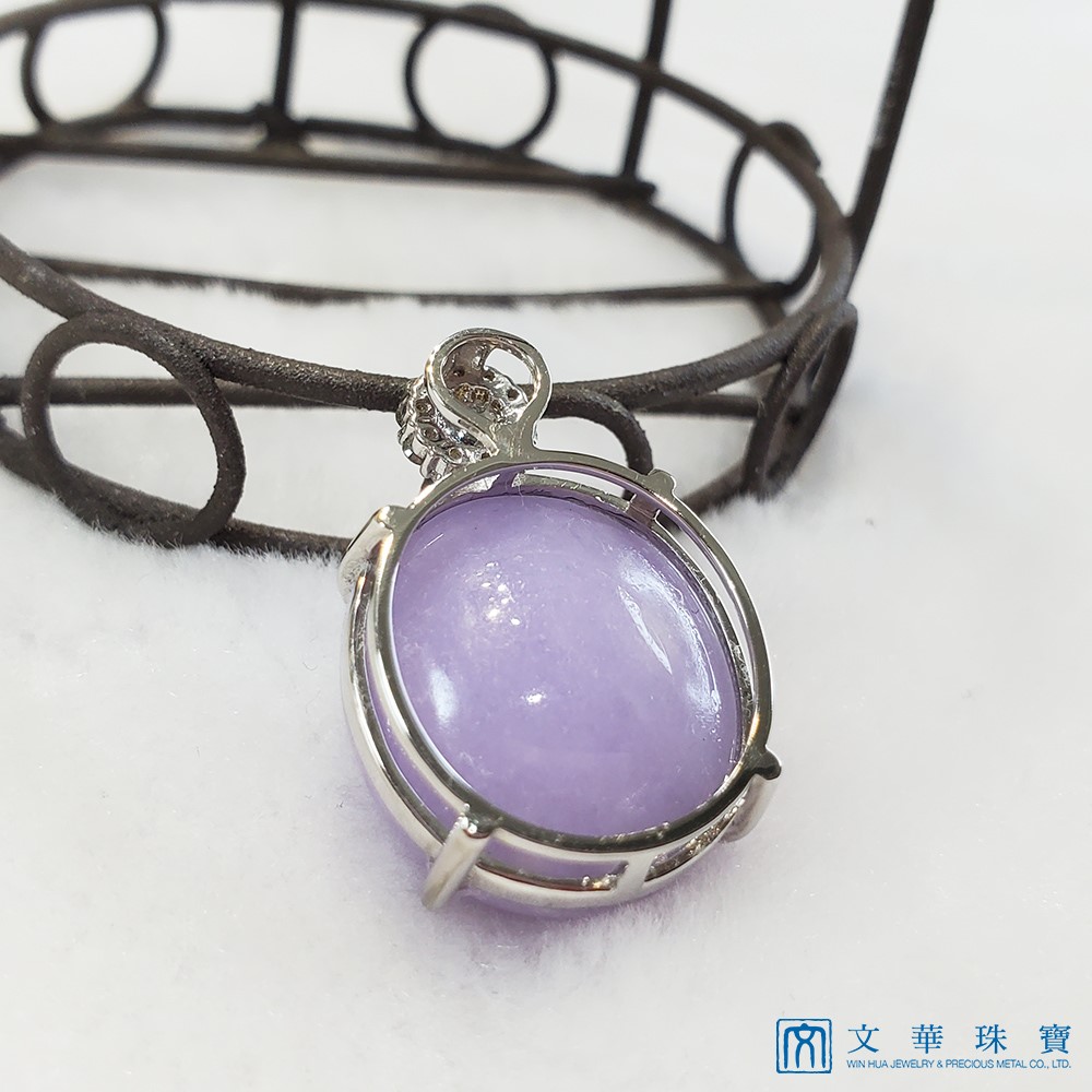 紫羅蘭蛋面玉墜(已售出)