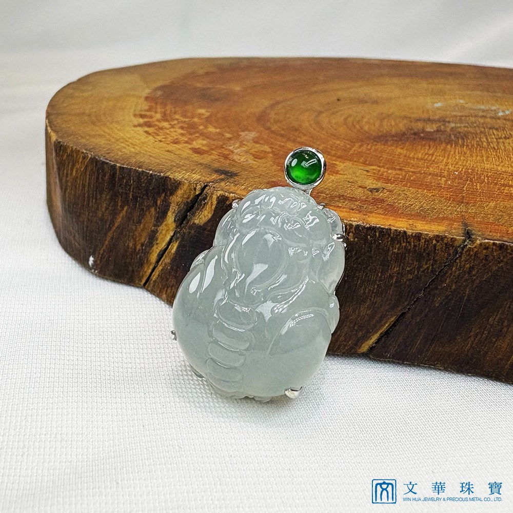 冰種貔貅玉墜 